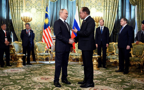 Владимир Путин и Анвар Ибрагим