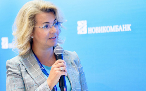 Председатель правления Новикомбанка Елена Георгиева