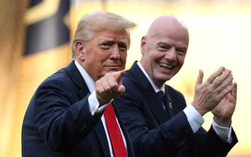 Дональд Трамп и Джанни Инфантино