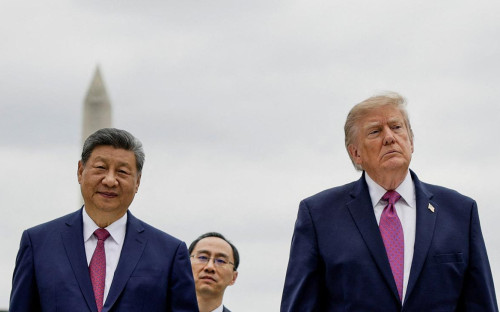 <p>Си Цзиньпин и Дональд Трамп</p>