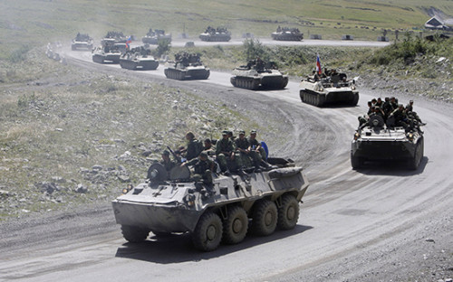 Август 2008 года. Российская военная техника в Южной Осетии





