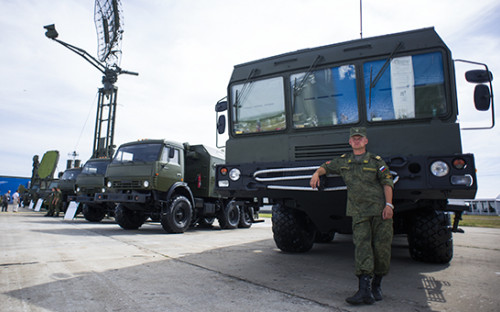 Ракетный комплекс сухопутных войск &laquo;Искандер&raquo; на&nbsp;Международной выставке вооружения, технологий и&nbsp;инноваций &laquo;Оборонэкспо-2014&raquo;