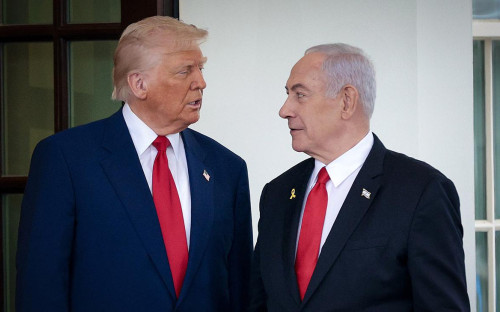 Биньямин Нетаньяху и Дональд Трамп