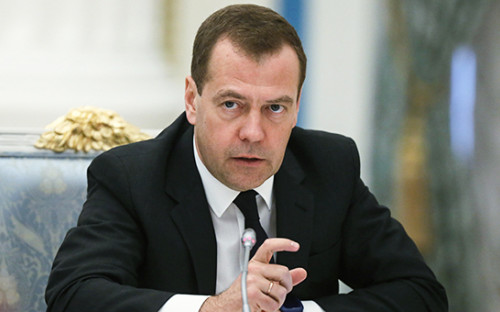 Премьер-министр России Дмитрий Медведев


