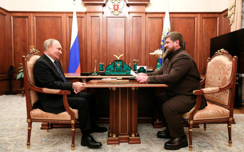 Владимир Путин и Рамзан Кадыров