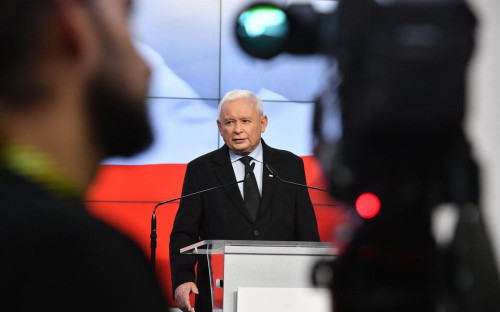 Лидер партии &laquo;Право и справедливость&raquo; Ярослав Качиньский