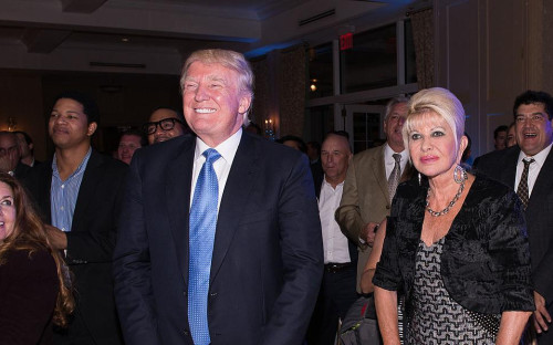 Дональд и Ивана Трамп в 2014 году