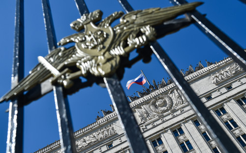 Вид на здание&nbsp;Министерства обороны РФ