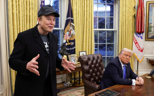 Илон Маск и Дональд Трамп