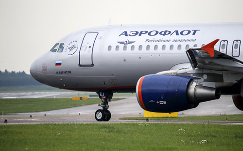 Самолет авиакомпании &laquo;Аэрофлот&raquo;
