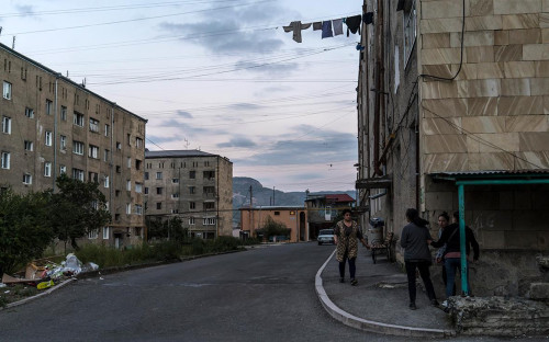 <p>Вид на одну из улиц Степанакерта</p>