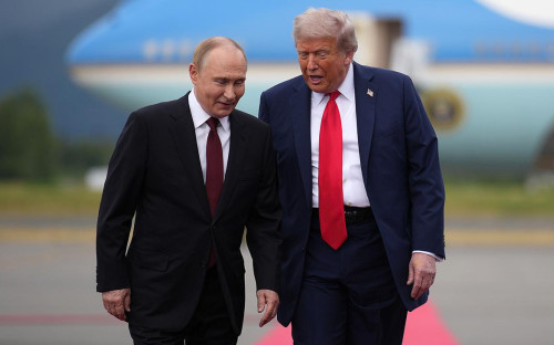 <p>Владимир Путин и Дональд Трамп</p>