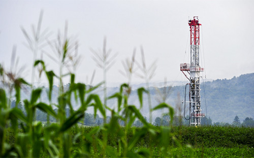 Буровая установка для&nbsp;добычи сланцевого газа, Пенсильвания, США
