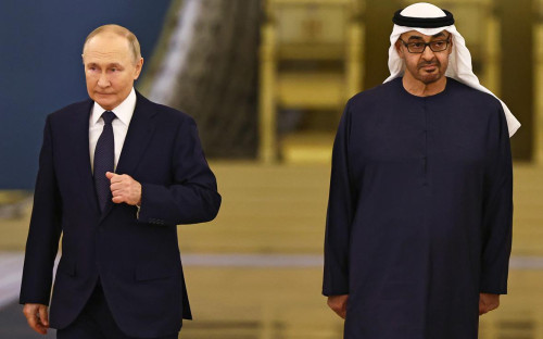 Владимир Путин и Мухаммед Бен Заид Аль Нахайян