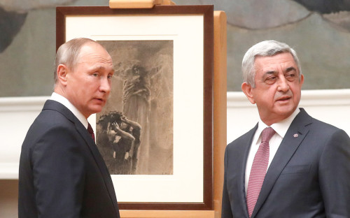 Владимир Путин и Серж Саргсян