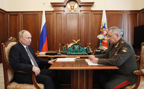 Владимир Путин и Сергей Шойгу