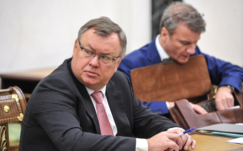 Андрей Костин и Герман Греф&nbsp;