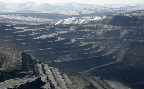 Карьер угольного разреза Эльгинского месторождения