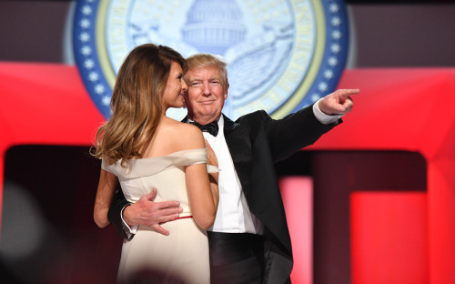 Мелания и Дональд Трамп
