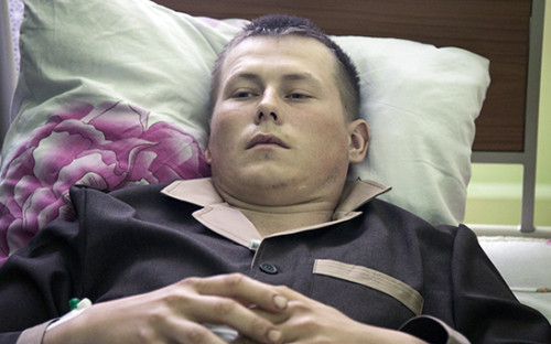 Захваченный украинскими силовиками россиянин Александр Александров