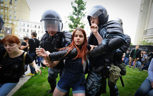 Антикоррупционная акция в Москве
