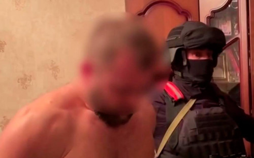 Задержанный подозреваемый в подрыве автомобиля в Москве