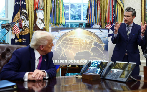 Дональд Трамп и Пит Хегсет