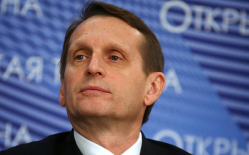 Спикер Госдумы Сергей Нарышкин