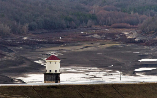 Загорское водохранилище в Крыму
