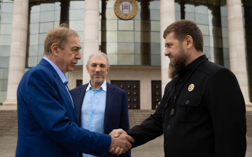 Рамзан&nbsp;Кадыров и&nbsp;Михаил Гуцериев