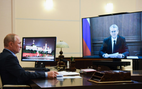 Владимир Путин и Владимир Солодов