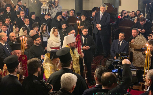 Церемония подписания томоса в Стамбуле