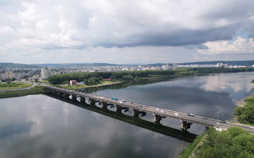 Вид на город Новокузнецк