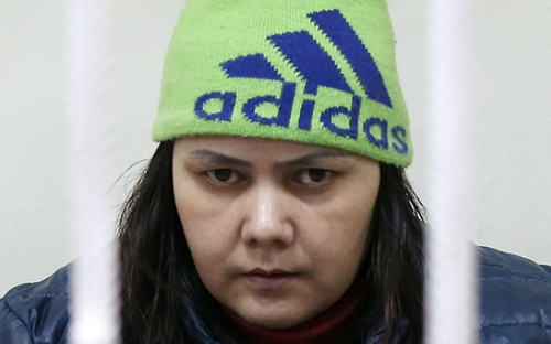 Гражданка Узбекистана Гюльчехра Бобокулова​&nbsp;в Хорошевском суде Москвы. 11 ноября 2016 года




