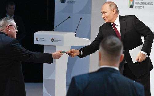 Висенте Барриентос и Владимир Путин