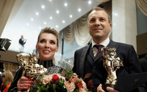 Ольга Скабеева и Евгений Попов