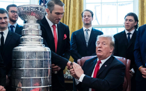 Александр Овечкин и Дональд Трамп