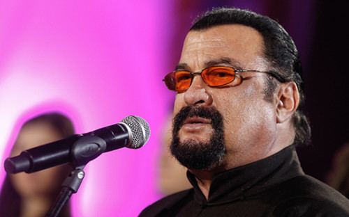 Голливудский актер Стивен Сигал


