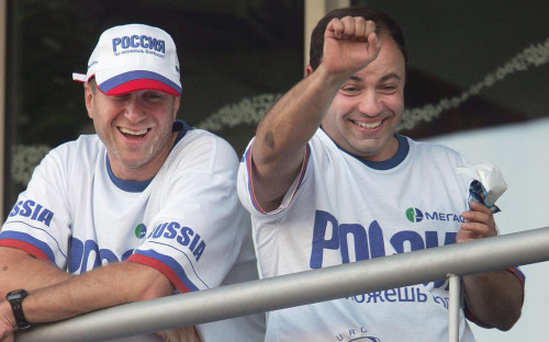 Роман Абрамович и Евгений Швидлер (справа)