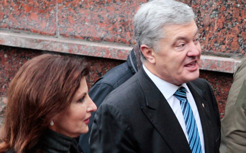 Петр Порошенко с женой Мариной