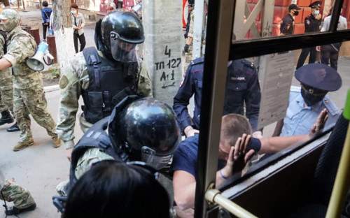 Задержания 4 сентября в Симферополе