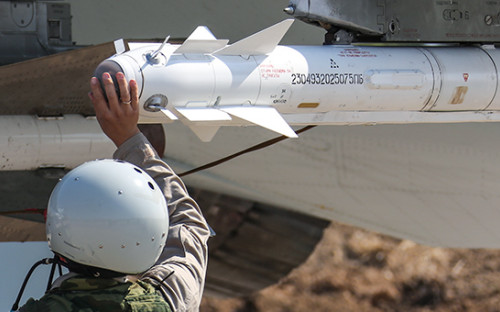 Российский пилот на авиабазе Хмеймим.&nbsp;2015 год


