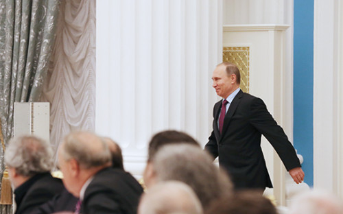 Президент России Владимир Путин&nbsp;на заседании Совета при президенте РФ по культуре и искусству в Кремле