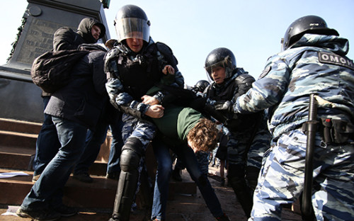 Несанкционированная акция против коррупции в Москве. 26 марта 2017 года
