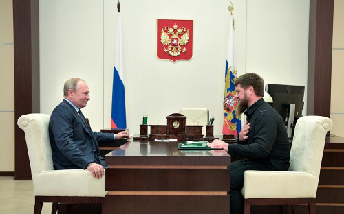 Владимир Путин и Рамзан Кадыров
