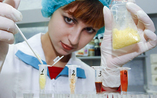 Экспертиза генетически модифицированных продуктов. Архивное фото