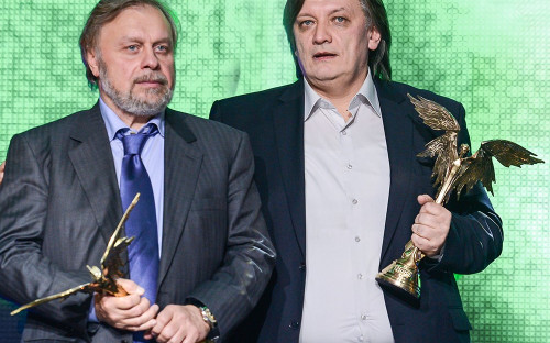 Продюсер Леонид Лебедев (слева) и режиссер Александр Велединский