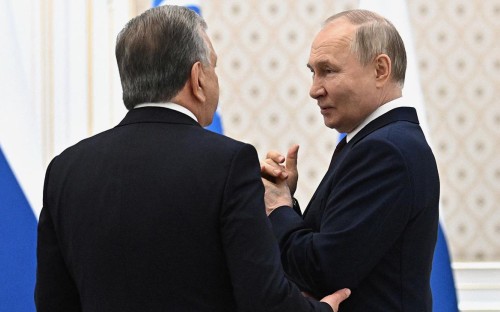 Шавкат Мирзиеев и Владимир Путин