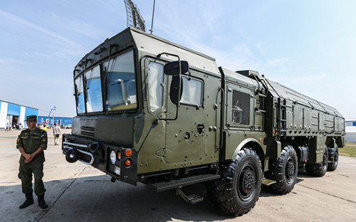 Высокоточный оперативно-тактический ракетный комплекс Сухопутных войск &laquo;Искандер&raquo;
