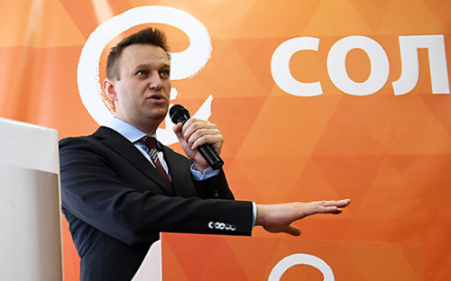 Алексей Навальный на&nbsp;съезде &laquo;Солидарности&raquo;
